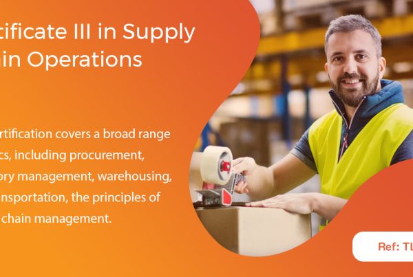 BSI Learning - Certificate III in Supply Chain Operations